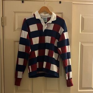 Rowing Blazers Red and White Striped Rugby Shirt